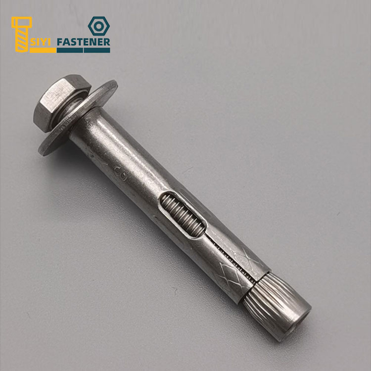 Jangkar Lengan Stainless Steel dengan Baut Hex dan Kacang Kerucut